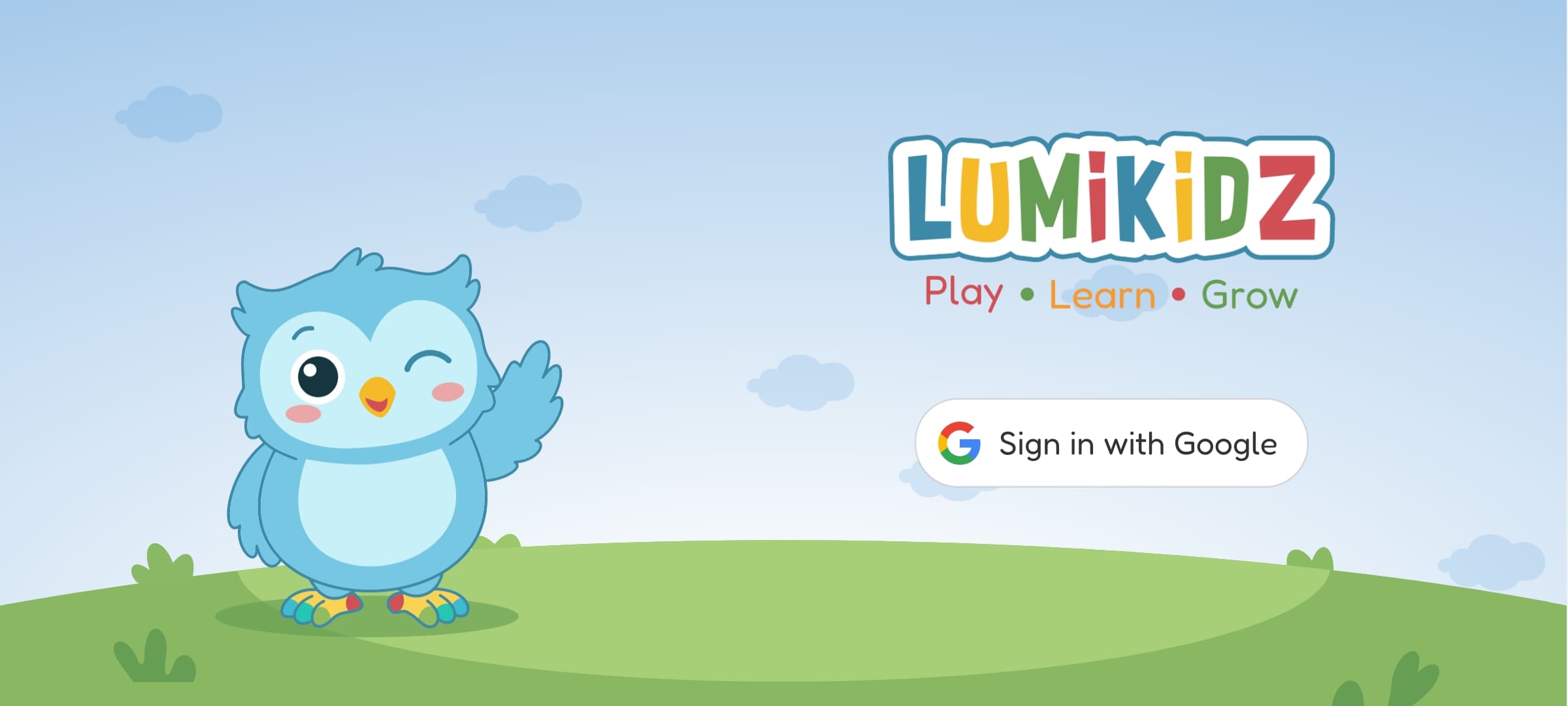 LumiKidz splash screen